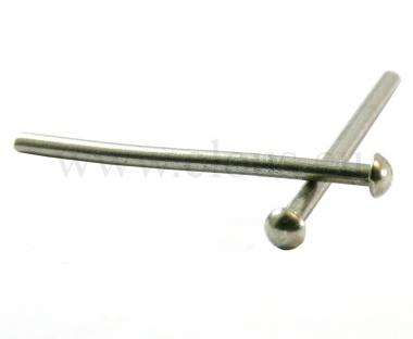 Pointe Inox coupe franche tête ronde (1kg) L : 40 mm - Ø 2.4 mm