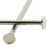 Pointe Inox fil cranté tête plate Ø 1.5 mm (1kg) 
