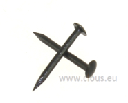 Pointe tete ronde XL acier vernis noire Ø 1.3 mm L : 18 mm - Ø 1.3 mm