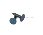Pointe tête plate XL acier bleui L: 10 mm Ø 2.2 mm